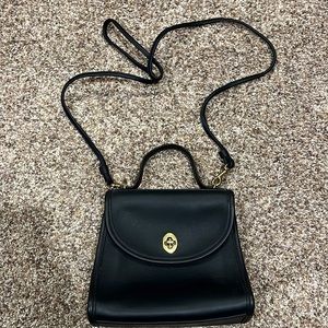 Coach Navy Blue Leather purse